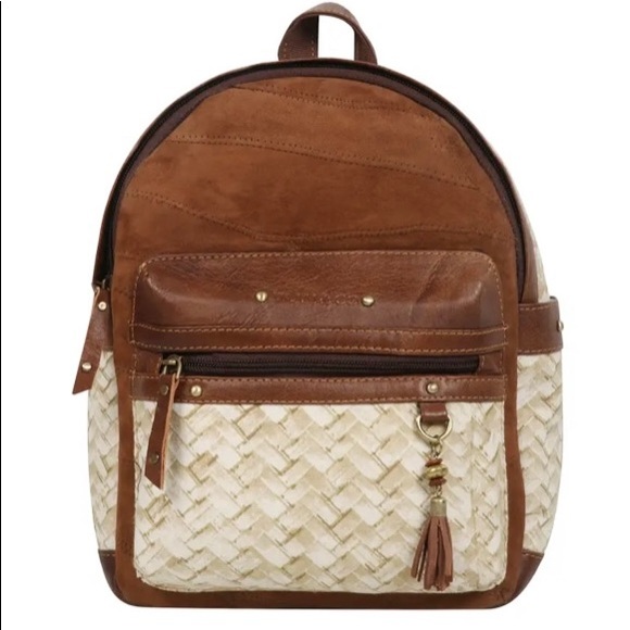 Pre Order your Up cycled Genuine Leather Small backpack Today!? main image 4